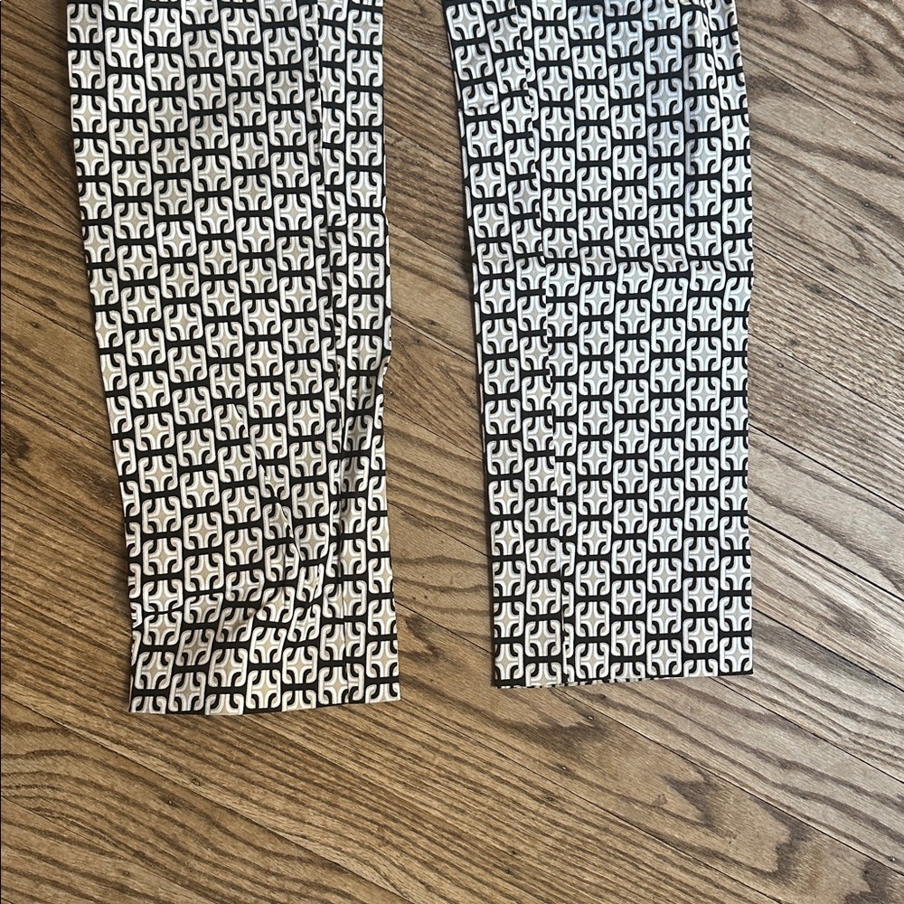Up! Pants Geometric Medallion Soft Stream Ankle Pant Size 8 - Picture 3 of 5
